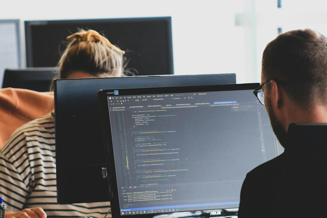 corporate programmers collaborating