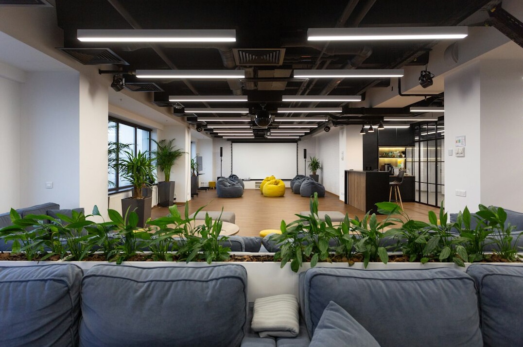 modern office environment