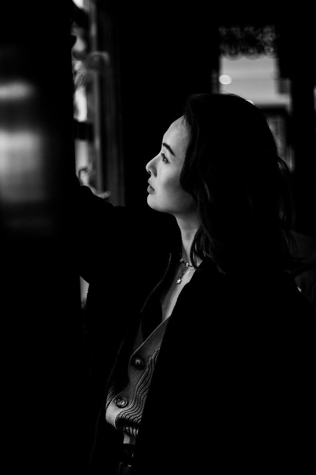 Portrait of a smiling businesswoman in a blazer